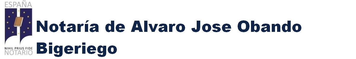NotarÃ­a de Ãlvaro JosÃ© Obando Bigeriego en San SebastiÃ¡n de los Reyes