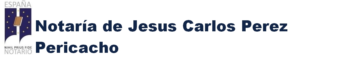 Notaría de Jesús Carlos Pérez Pericacho en Paredes de Nava