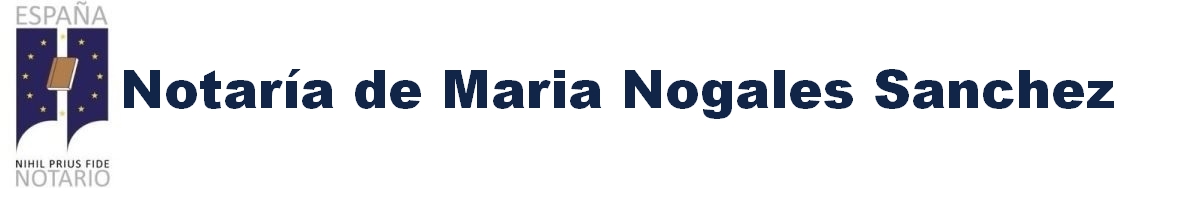 Notaría de María Nogales Sánchez en Puertollano