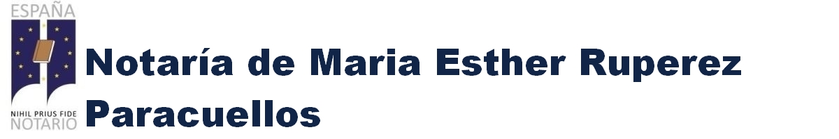 Notaría de María Esther Rupérez Paracuellos en Gandia