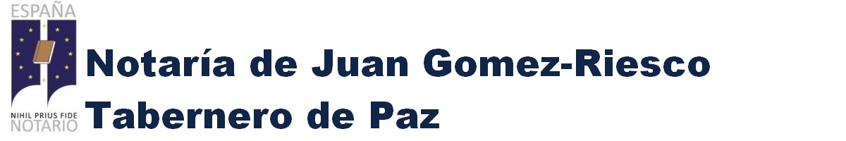 Notaría de Juan Gómez-Riesco Tabernero de Paz en Navas del Marqués, Las