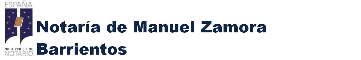 Notaría de Manuel Zamora Barrientos en Villar del Arzobispo