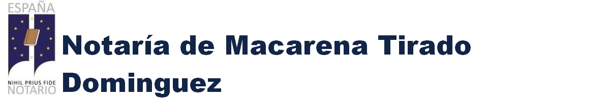 Notaría de Macarena Tirado Domínguez en Sueca