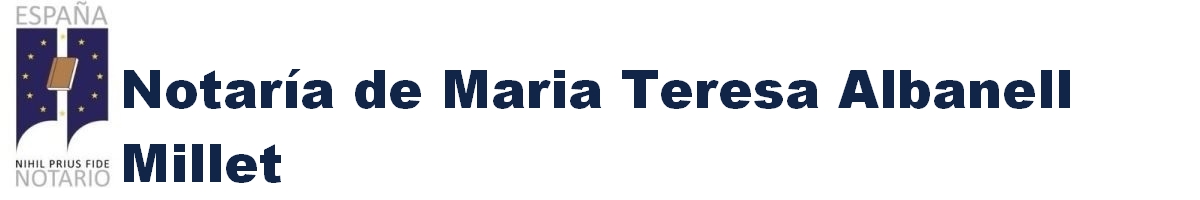 Notaría de María Teresa Albanell Millet en Denia