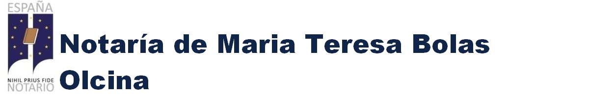 Notaría de María Teresa Bolás Olcina en Quintanar de la Orden