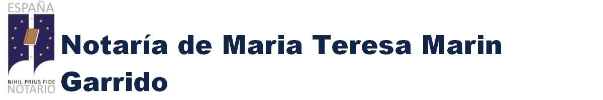 Notaría de María Teresa Marín Garrido en Gandia