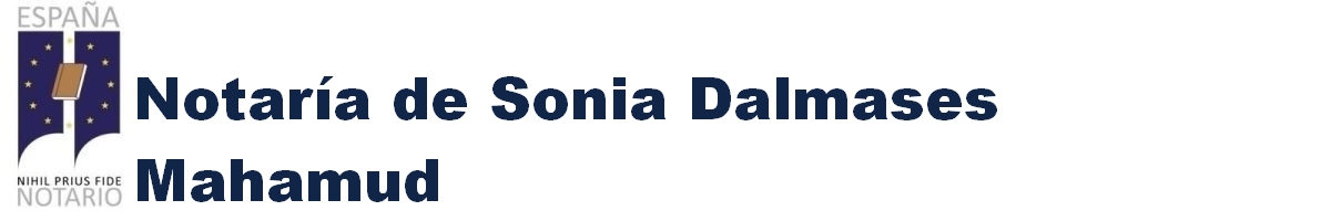Notaría de Sonia Dalmases Mahamud en Sant Feliu de Llobregat
