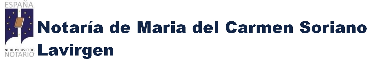 Notaría de María del Carmen Soriano Lavirgen en Conil de la Frontera
