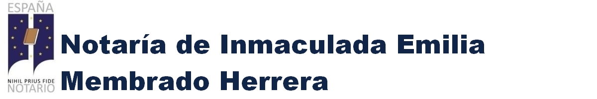 Notaría de Inmaculada Emilia Membrado Herrera en Mengíbar