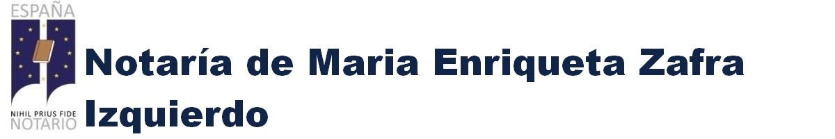 Notaría de María Enriqueta Zafra Izquierdo en Dos Hermanas