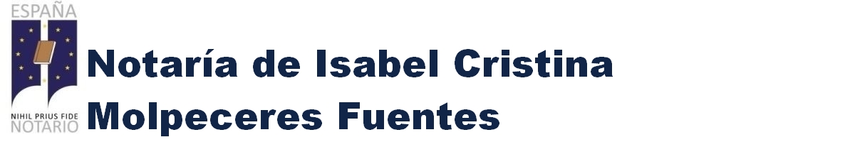 Notaría de Isabel Cristina Molpeceres Fuentes en Getxo