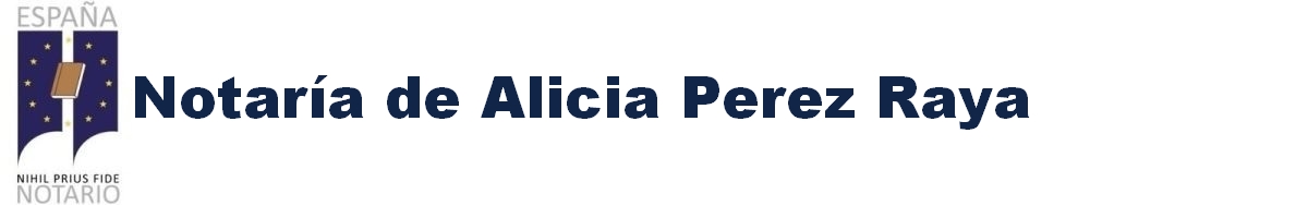 Notaría de Alicia Pérez Raya en Garrucha
