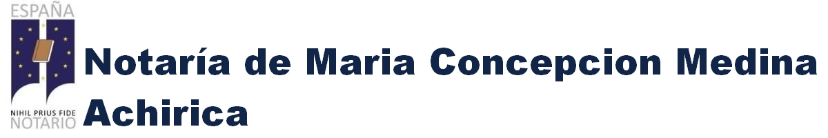 Notaría de María Concepción Medina Achirica en Medina Sidonia