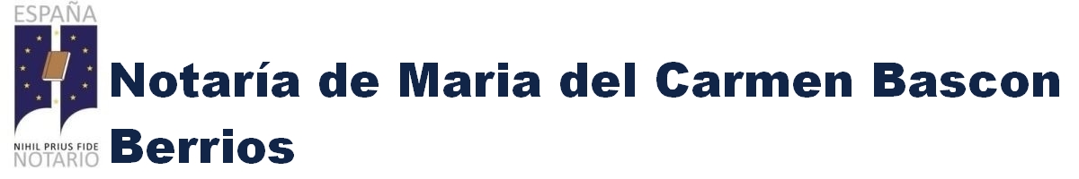 Notaría de María del Carmen Bascón Berrios en Lucena