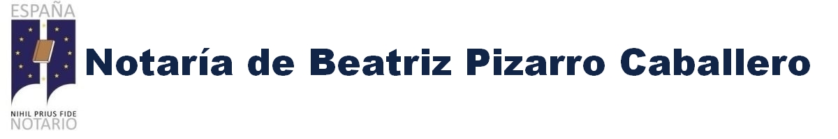 Notaría de Beatriz Pizarro Caballero en Almudévar