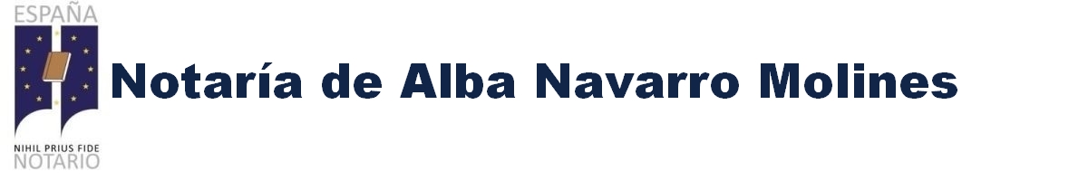 Notaría de Alba Navarro Molines en Épila