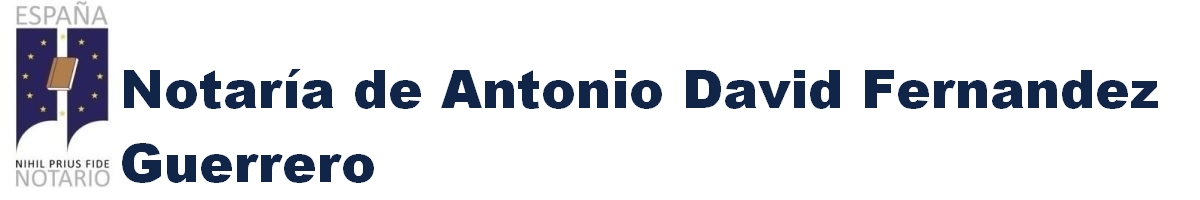 Notaría de Antonio David Fernández Guerrero en Vera