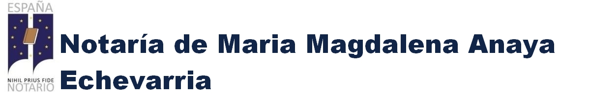 Notaría de María Magdalena Anaya Echevarría en Villanueva de Córdoba