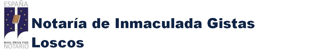 Notaría de Inmaculada Gistas Loscos en Calanda