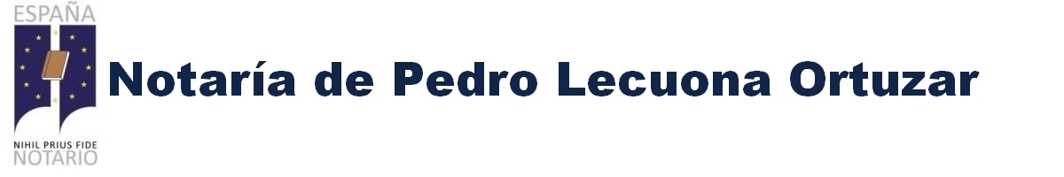 Notaría de Pedro Lecuona Ortúzar en Basauri