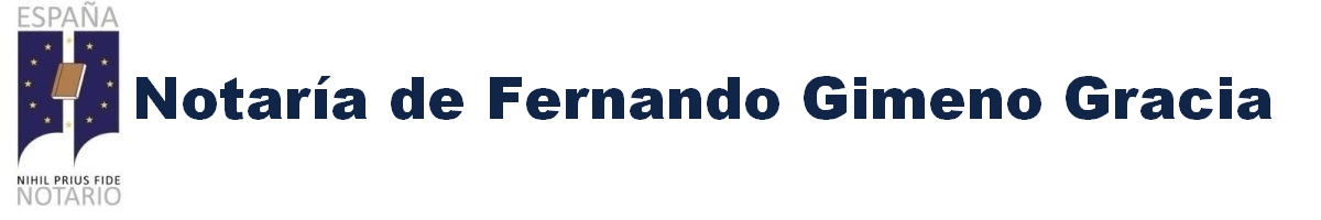 Notaría de Fernando Gimeno Gracia en Híjar