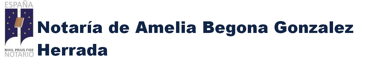 Notaría de Amelia Begoña González Herrada en Aguilar de la Frontera