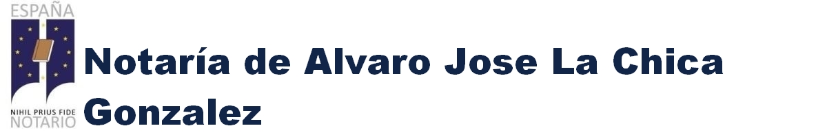 NotarÃ­a de Ãlvaro JosÃ© La Chica GonzÃ¡lez en Burgo de Osma-Ciudad de Osma