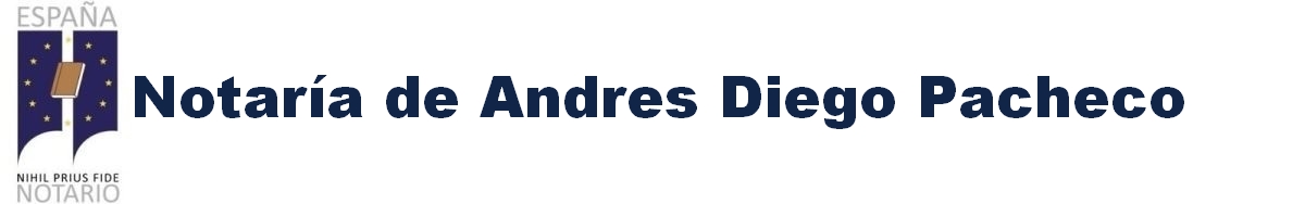 Notaría de Andrés Diego Pacheco en Coria