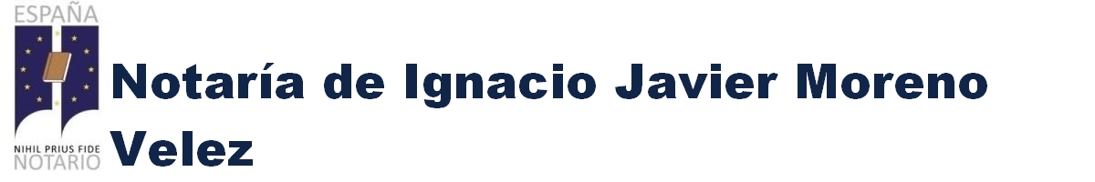 Notaría de Ignacio Javier Moreno Vélez en Jerez de la Frontera