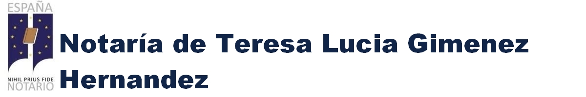 Notaría de Teresa Lucía Giménez Hernández en Roquetas de Mar