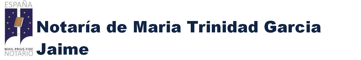 Notaría de María Trinidad García Jaime en Álora