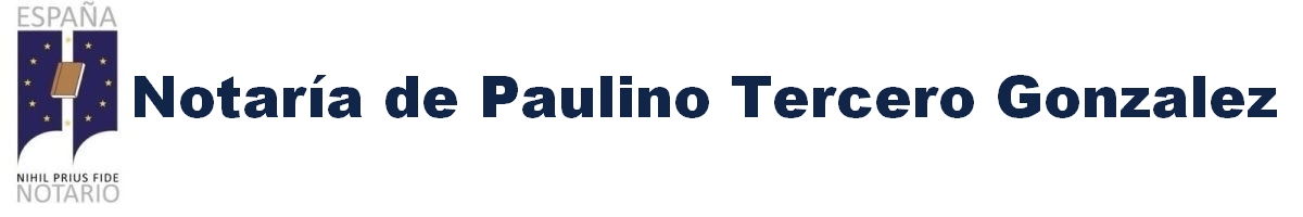 Notaría de Paulino Tercero González en Calahorra