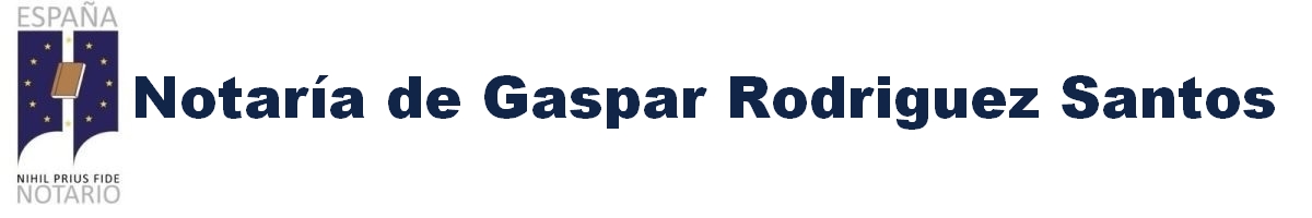 Notaría de Gaspar Rodríguez Santos en San Sebastián