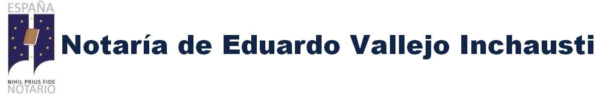 Notaría de Eduardo Vallejo Inchausti en San Sebastián