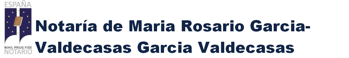 Notaría de María Rosario García-Valdecasas García Valdecasas en Cazorla