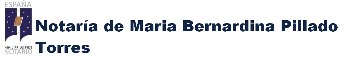 Notaría de María Bernardina Pillado Torres en Arenas de San Pedro