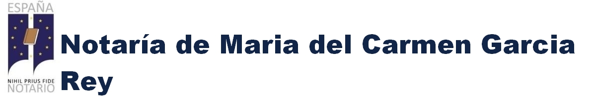 Notaría de María del Carmen García Rey en Cangas