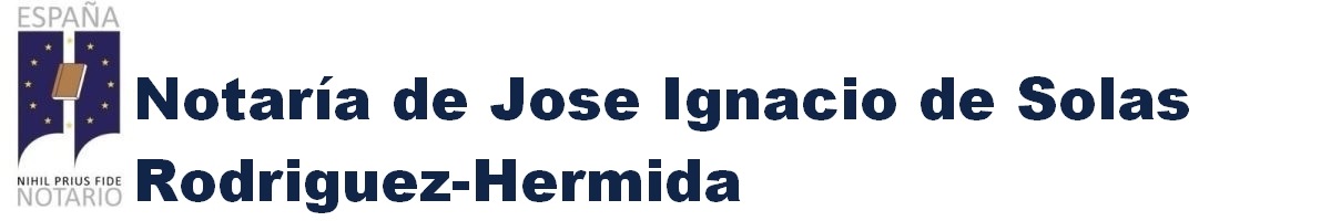Notaría de José Ignacio de Solas Rodríguez-Hermida en Llanes
