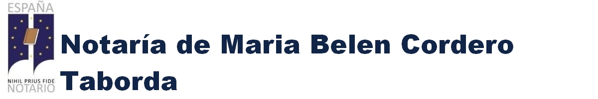 Notaría de María Belén Cordero Taborda en Nava del Rey