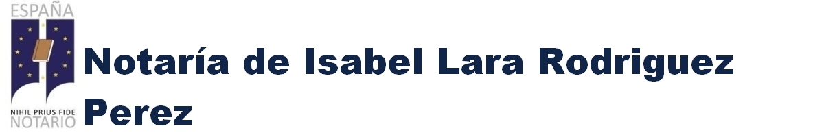 Notaría de Isabel Lara Rodríguez Pérez en Puebla de Sanabria