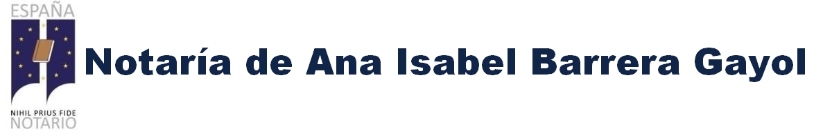 Notaría de Ana Isabel Barrera Gayol en Villaviciosa