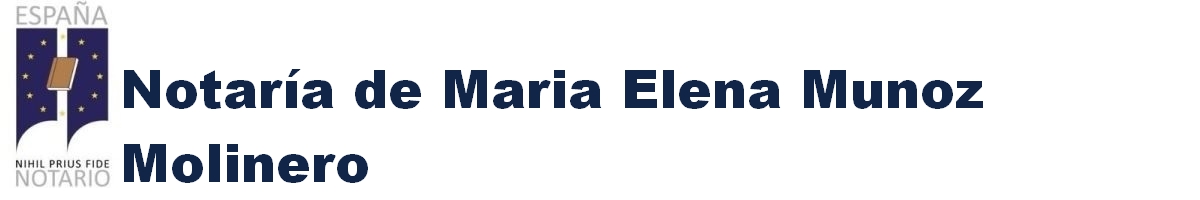 NotarÃ­a de MarÃ­a Elena MÃºÃ±oz Molinero en Nava