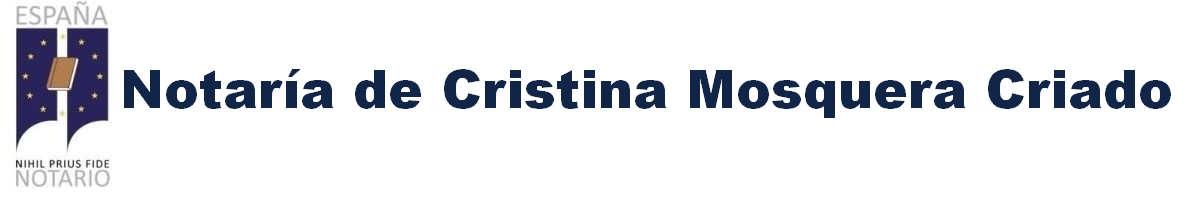 Notaría de Cristina Mosquera Criado en Padrón