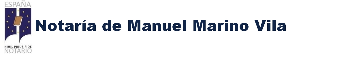 Notaría de Manuel Mariño Vila en Coruña, A