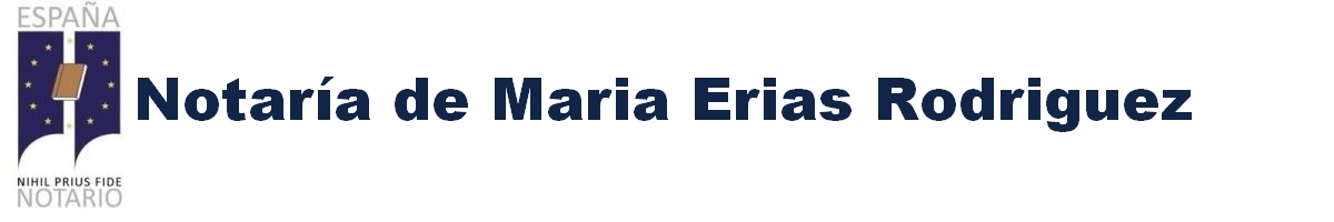 Notaría de María Erias Rodríguez en Mondoñedo