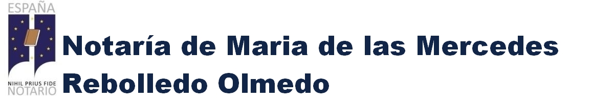 Notaría de María de las Mercedes Rebolledo Olmedo en Sanxenxo