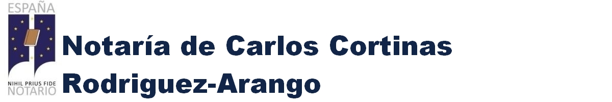 Notaría de Carlos Cortiñas Rodríguez-Arango en Gijón