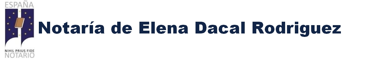 Notaría de Elena Dacal Rodríguez en Viver