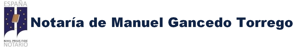 Notaría de Manuel Gancedo Torrego en Mutxamel