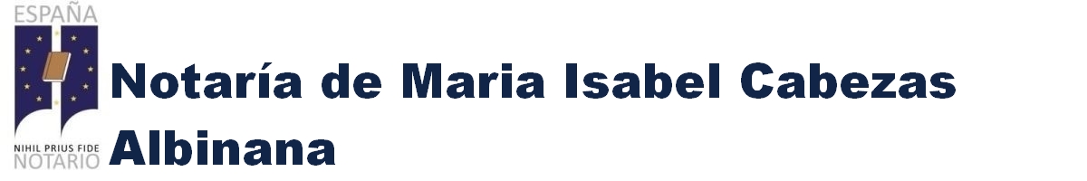 Notaría de María Isabel Cabezas Albiñana en Segorbe